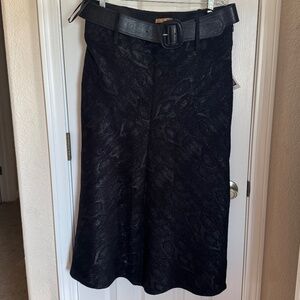 LEL Long Elegant Legs black skirt Sz 14